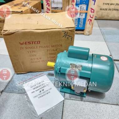 DINAMO LISTRIK 1/2HP 1/2 HP 0.5HP PUTARAN LAMBAT 1PHASE WESTCO JY1A-4