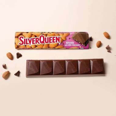 Silverqueen Cokelat Almond 95gr