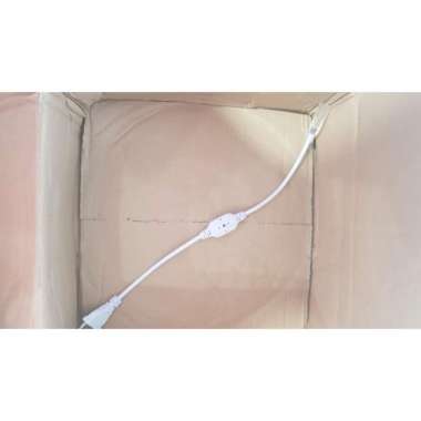 Adaptor/Konektor/Colokan Kabel Lampu LED Selang / Strip LED 220V 50cm