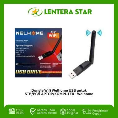 Dongle Wifi Welhome USB untuk STB/PC/LAPTOP/KOMPUTER Wellhome