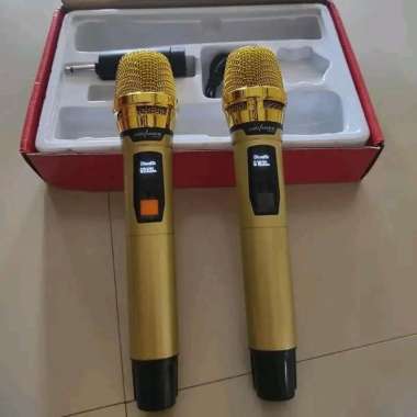 mic bluetooth advance isi 2 baterai cas tipe 206