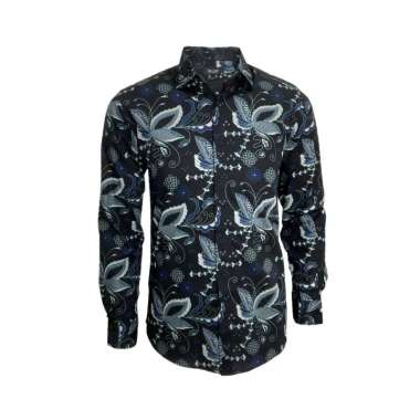 Redcliff Kemeja Pria Batik Panjang Navy 6TK301202 XL