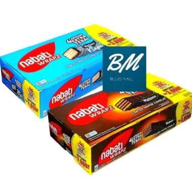 Nabati Wrapz Chocolate Coated / Coklat Kelapa 1 Box (isi 14 pcs) coklat kelapa