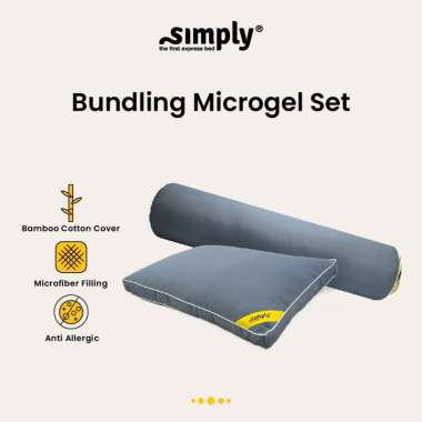 Simply Set New Micro Gel Pillow & Bolster SPECIAL PACKAGE