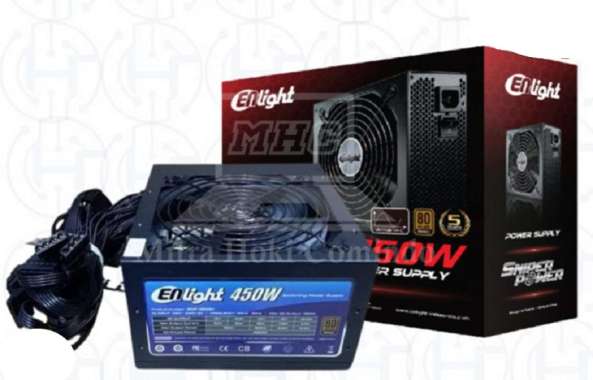 Power Supply 450W Power Supply ENLIGHT 450W 80+ Bronze