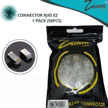 Konektor Zimm Link RJ45 UTP Cat6 Cat 6 EZ ANTI GAGAL Eazy Crimp