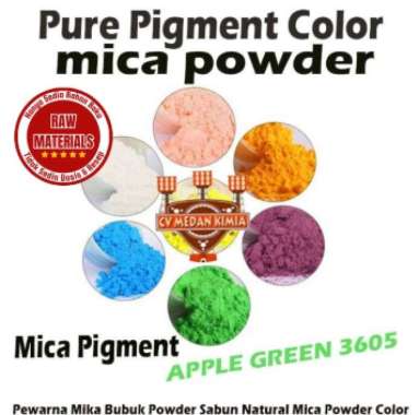 Mica Mika Pigmen Warna Sabun Kosmetik Skin Care 100gr gold351