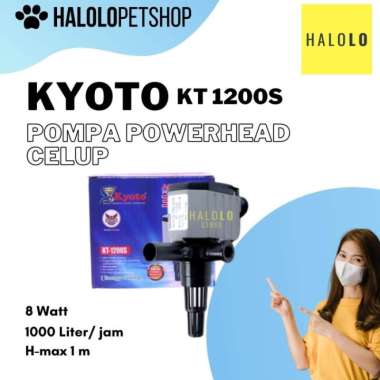 Pompa Aquarium 3in1 KYOTO KT 1200s Pompa PowerHead Celup