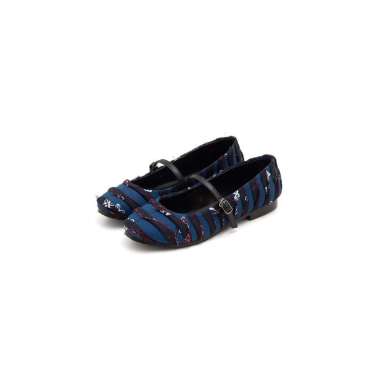 Dama Kara x Cajsa - Karuna Mary Jane Flats 40 Navy