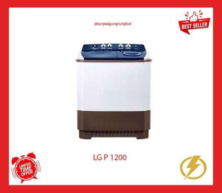 MESIN CUCI LG 2 TABUNG 12 KG LOW WATT - P 1200