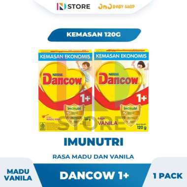 Dancow 1+ Madu Vanila Kemasan 120GR DANCOW 1+ MADU 120G