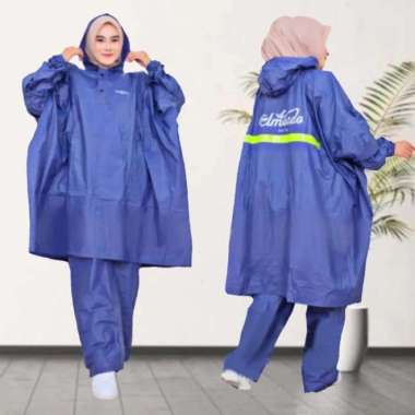 Jas Hujan Elmondo Prima Ponco Celana Prima Bigsize Bahan Bigtop optimus - hitam