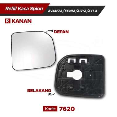 Kaca Spion Refill - Spion Mobil Avanza Xenia Agya Ayla Kiri
