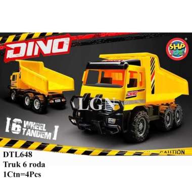 SHP TOYS DTL 648 DINO Truck Construction/Mobil Truk Pasir Jumbo DTL648 SHP DTL 648