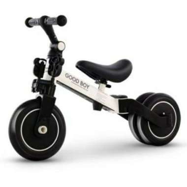 Good Boy - Good Girl Balance Bike Sepeda Balance Push Bike 3 in 1 Multi Fungsi Bisa Pedal Putih