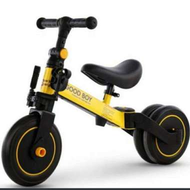 Good Boy - Good Girl Balance Bike Sepeda Balance Push Bike 3 in 1 Multi Fungsi Bisa Pedal Kuning