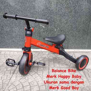 Good Boy - Good Girl Balance Bike Sepeda Balance Push Bike 3 in 1 Multi Fungsi Bisa Pedal Happy Baby