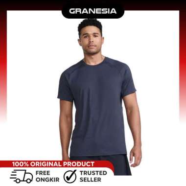 2XU Mens Motion Tee MR7158AIB|Kaos Olahraga Lari Gym Pria XL
