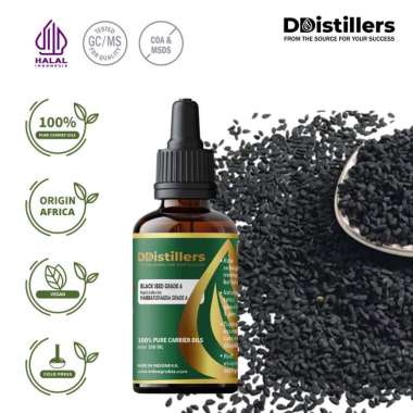 Black Seed Grade A / Habbatussauda Carrier Oil Pure 100%, 50-100ML GS 100 ML