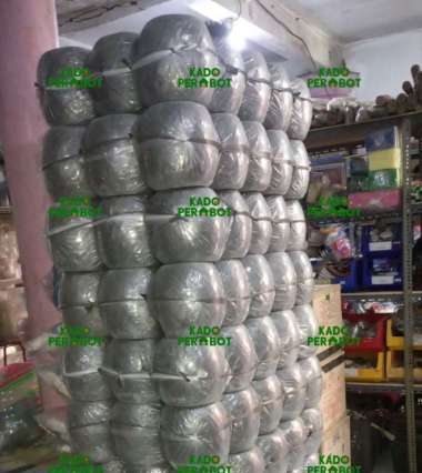 Tali Rafia 1Kg ASLI - Tali Rapiah - Tali Plastik - Tali Kiloan - Hitam Berwarna