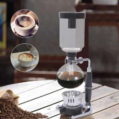 Eworld Syphon Coffee Maker Manual Brew Vacuum Pot 3 Cups 360ml JF33 Grinder Kopi Mesin Ekspreso Expr