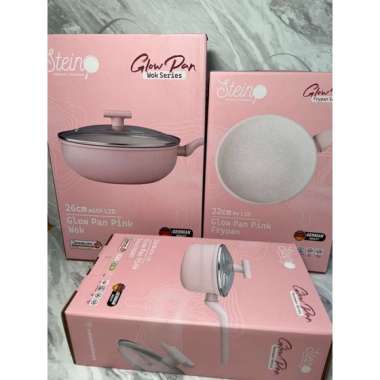 Glow Pan Satuan Series Steincookware Glowpan PINK SET