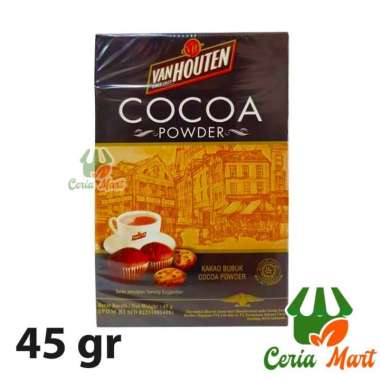 Bubuk Coklat Van Houten Cocoa Powder 45 gr Kakao Cokelat Bubuk