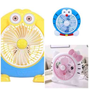 kipas angin meja TD karakter lucu