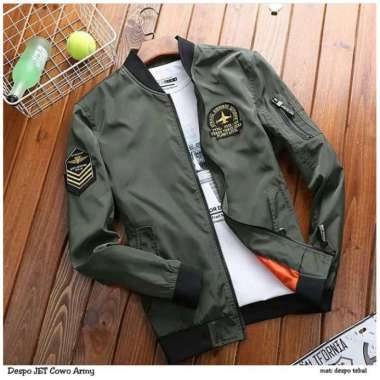 Jaket Bandung Termurah Berkualitas - Bomber Jet Navy M