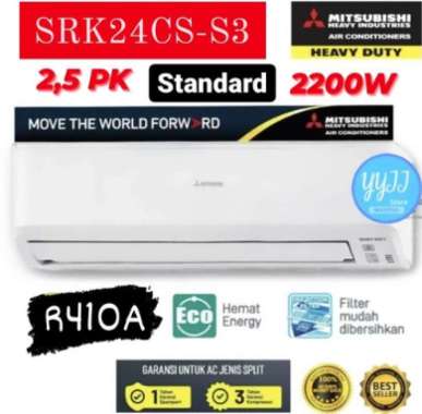 AC MITSUBISHI Heavy Industries 2,5PK SRK24CS-S3 SRK24CS Mitsubishi Heavy Duty AC Unit Only