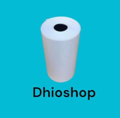 dhio-KERTAS STICKER THERMAL Label 58MM 5 METER kertas thermal