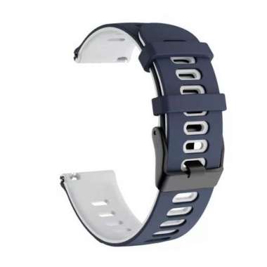STRAP TALI JAM HUAWEI WATCH GT 3 46MM / GT3 46MM MODEL TWOTONE RUBBER - RED BLACK NAVY WHITE