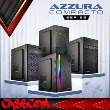 Casing PC Alcatroz Azzura Compacto Series M-ATX + PSU - Computer Case Compacto 800