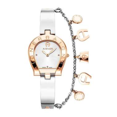 Jam Tangan Wanita Aigner Enna AGW.264002 Silver Rose Original & Garansi