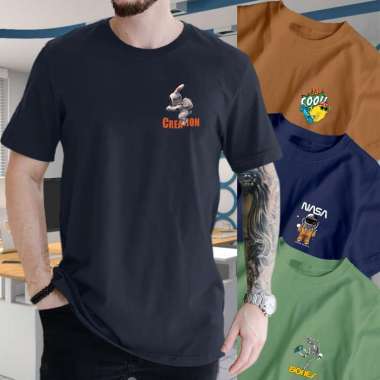 PAKET Kaos Distro 3pcs | Kaos Unisex | Kaos pria dewasa 3pcs | Kaos distro cowo | Warna Random RANDO