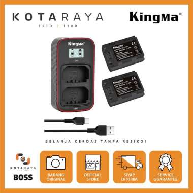 KINGMA Battery Charger Kit Sony NP-FZ100 and Dual Charger LCD (BM058-FZ100)
