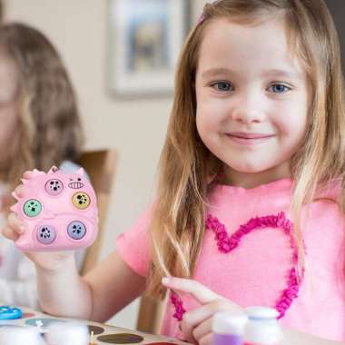 Gantungan Kunci Pop it Mini Mainan Anak Karakter Lucu Game Challange Push Bubble - Mainan Pop it Gam