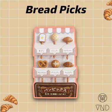 Bread Picks ORI Japan/ Hiasan Bekal/ Bento Picks