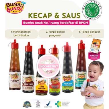 Bumbu Bunda Kecap Bumbu Bunda Saus MPASI Anti GTM Kecap Bayi Kecap Organik MPASI BB Booster Saus Sau