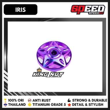 Mur As Cover Roda Belakang Yamaha XMAX Mur Titanium Grade 5 Probolt Thailand King Nut Iris