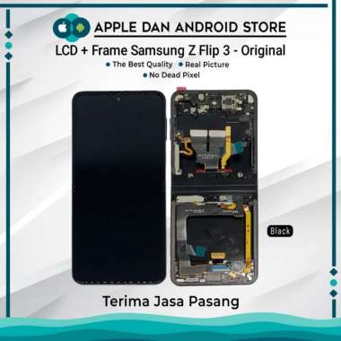 LCD SAMSUNG Z FLIP 3 ORIGINAL PURPLE+FRAME