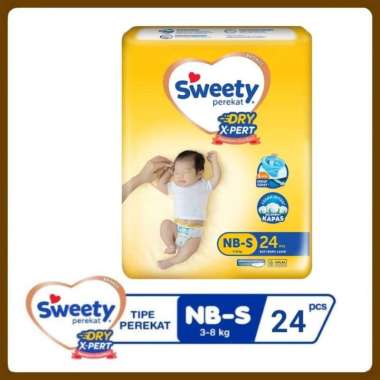 SWEETY Bronze Newborn 24 NB-S Popok Perekat S 24 Bayi Baru Lahir