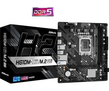 Motherboard ASROCK H610M-H2/M.2 (DDR5) LGA 1700