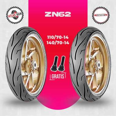 Paket Ban Tubles Motor AEROX ZENEOS ZN62 110/70 - 140/70 Ring 14