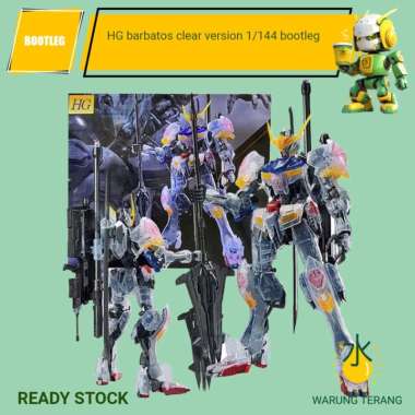 HG barbatos clear version 1/144 bootleg model gaogao