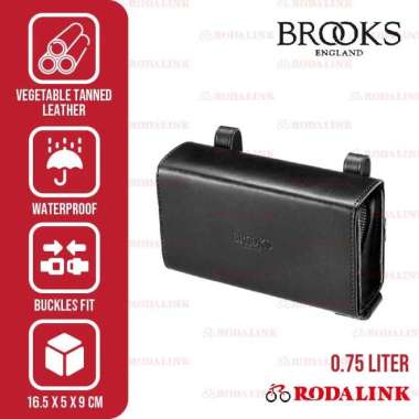 Brooks Tool Bag Sepeda D-Shaped | Tas Sepeda Sadel Hitam