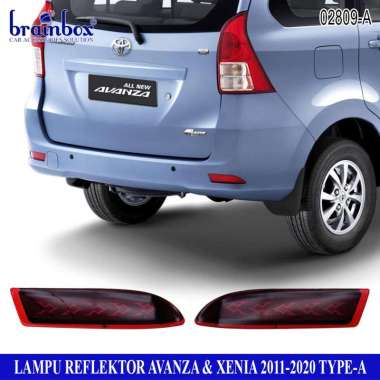 Reflektor Lampu Toyota Avanza Daihatsu Xenia 2011-2020 Smoke LED Reflector
