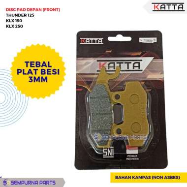 DISCPAD KAMPAS REM CAKRAM THUNDER 125 KLX 150 - KATTA