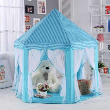 SUPERMARKET IMRT Tenda Castle Jumbo Anak Hexagon / Tenda Princess Mainan Ukuran 140 x 140 x 135 cm T