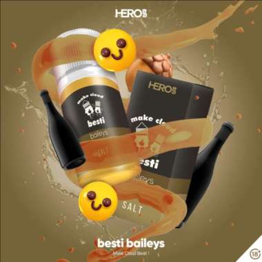 [SALTNIC 30ML 30MG] BESTI BAILEYS BY HERO57 CUKAI 2025